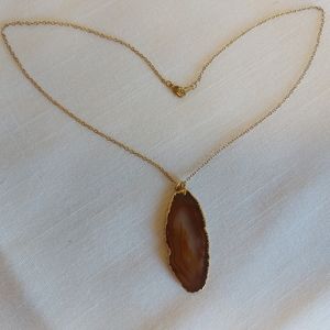 Natural Elegant Marble Cut stone & Chain